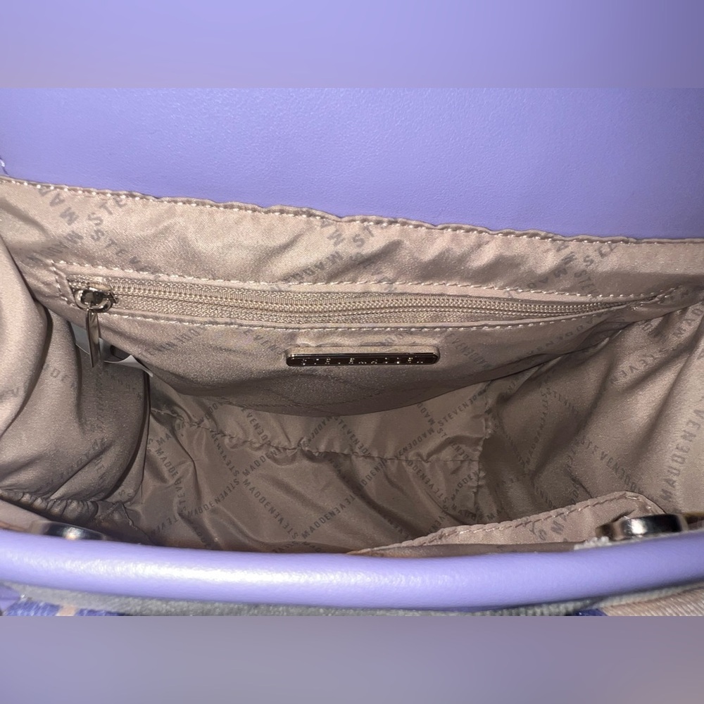 STEVE MADDEN Lavender Webber Tote - Picture 4 of 8